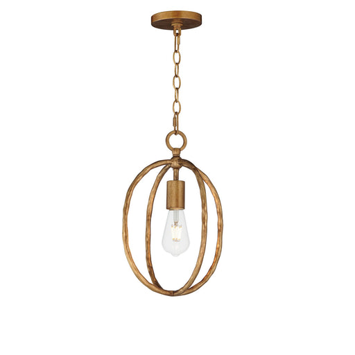 Martel One Light Mini Pendant Etruscan Gold