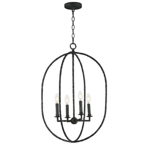 Martel Four Light Pendant Blacksmith