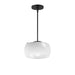 Maxim - 26141WTBK - One Light Pendant - Glazed - White / Black