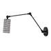Maxim - 29120BKWT - One Light Wall Sconce - Shaka - Black / White