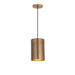 Maxim - 29121WBR - One Light Mini Pendant - Shaka - Weathered Brass