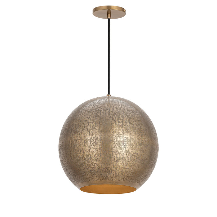 Maxim - 29132WBR - One Light Pendant - Aurelia - Weathered Brass