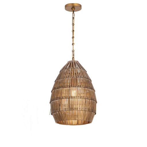 Gilda One Light Pendant Antique Brass