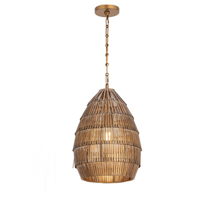 Maxim - 29181AB - One Light Pendant - Gilda - Antique Brass