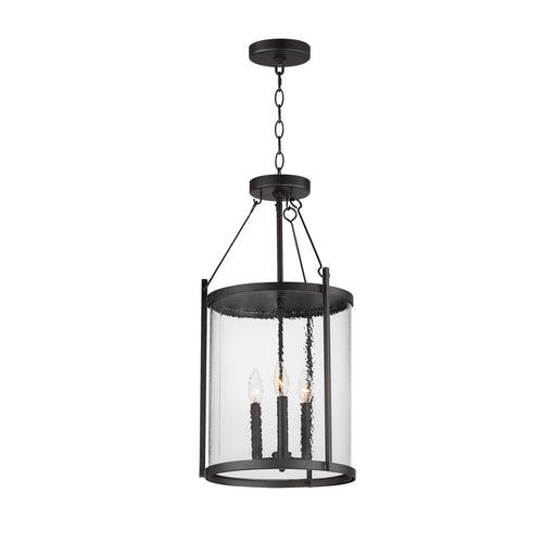 Belfry Three Light Pendant Black