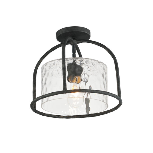 Del Mar One Light Semi Flush - Pendant Blacksmith