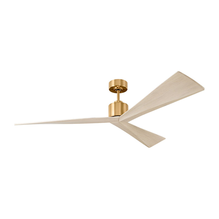 Visual Comfort Fan - 3ADR60BBSWWO - 60"Ceiling Fan - Adler 60 - Burnished Brass