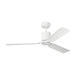 Visual Comfort Fan - 3CCSM54RZWD - 54"Ceiling Fan - Cleancut Smart 54 LED - Matte White