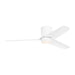 Visual Comfort Fan - 3CGHR56RZWD - 56"Ceiling Fan - Colgin 56 Hugger LED - Matte White