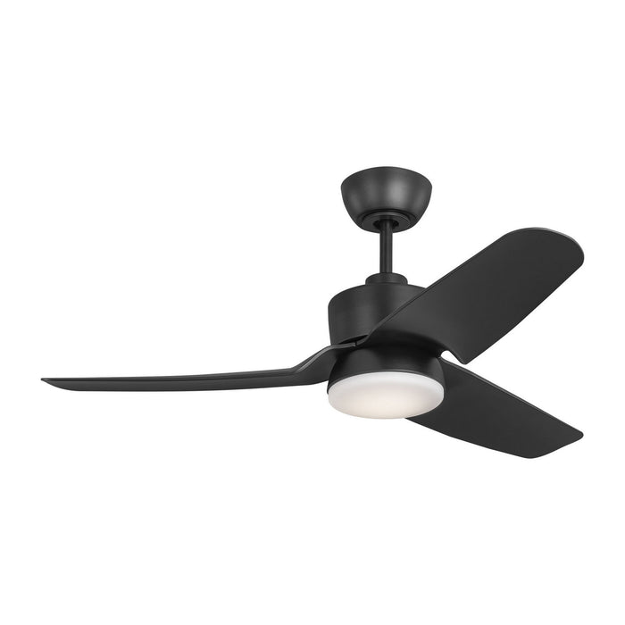 Visual Comfort Fan - 3CGR44MBKD - 44"Ceiling Fan - Colgin 44 LED - Midnight Black