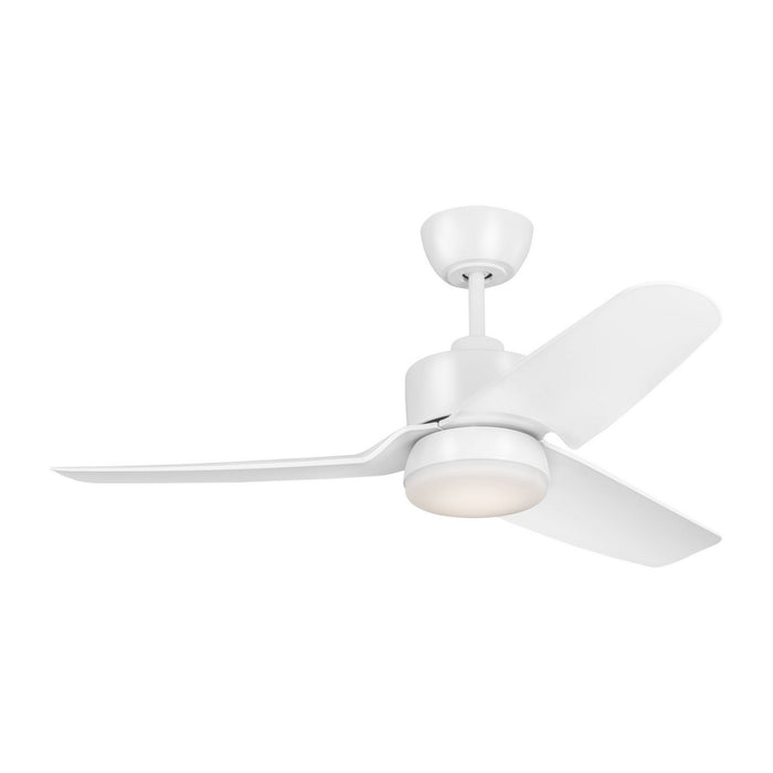 Visual Comfort Fan - 3CGR44RZWD - 44"Ceiling Fan - Colgin 44 LED - Matte White