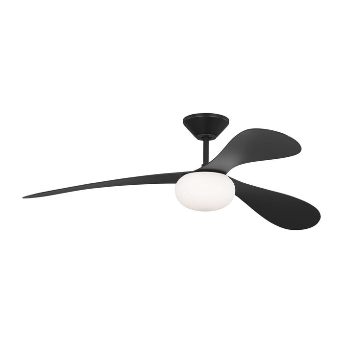 Visual Comfort Fan - 3DPSM58MBKD - 58"Ceiling Fan - Drape Smart 58 LED - Midnight Black
