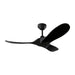 Visual Comfort Fan - 3MAVSM44MBKMBK - 44"Ceiling Fan - Maverick Smart 44 - Midnight Black