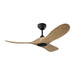 Visual Comfort Fan - 3MAVSM44MBKNH - 44"Ceiling Fan - Maverick Smart 44 - Midnight Black