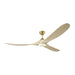 Visual Comfort Fan - 3MAVSM70BBSWWOD - 70"Ceiling Fan - Maverick Smart 70 LED - Burnished Brass