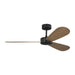 Visual Comfort Fan - 3PDSM52MBK - 52"Ceiling Fan - Paddle Smart 52 - Midnight Black