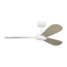 Visual Comfort Fan - 3PDSM52RZW - 52"Ceiling Fan - Paddle Smart 52 - Matte White