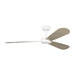 Visual Comfort Fan - 3PDSM60RZW - 60"Ceiling Fan - Paddle Smart 60 - Matte White