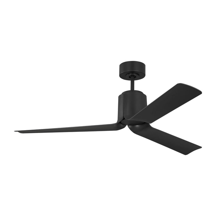 Visual Comfort Fan - 3PESM52MBKD - 52"Ceiling Fan - Peel Smart 52 LED - Midnight Black