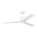 Visual Comfort Fan - 3PESM52RZWD - 52"Ceiling Fan - Peel Smart 52 LED - Matte White