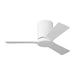 Visual Comfort Fan - 3RZHR32RZW - 32"Ceiling Fan - Rozzen 32 Hugger - Matte White