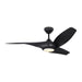Visual Comfort Fan - 3TNSM52MBKD - 52"Ceiling Fan - Topan Smart 52 LED - Midnight Black