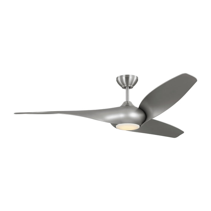 Visual Comfort Fan - 3TNSM60BSD - 60"Ceiling Fan - Topan Smart 60 LED - Brushed Steel
