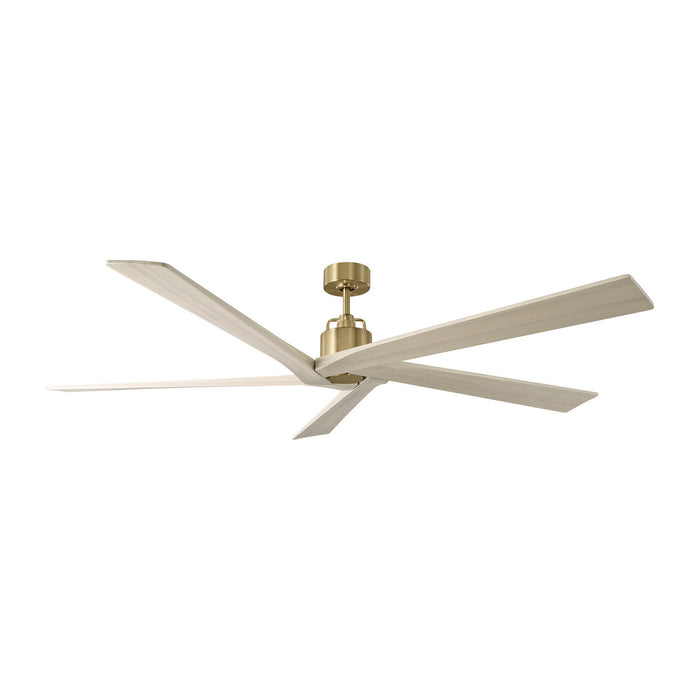 Visual Comfort Fan - 5ASPR70BBSWWO - 70"Ceiling Fan - Aspen 70 - Burnished Brass