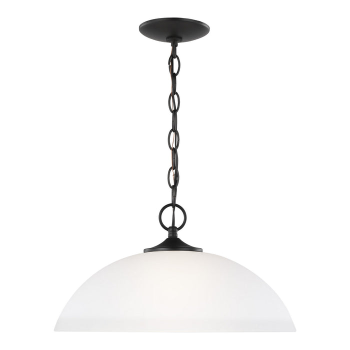 Generation Lighting - 6516501-112 - One Light Pendant - Geary - Midnight Black