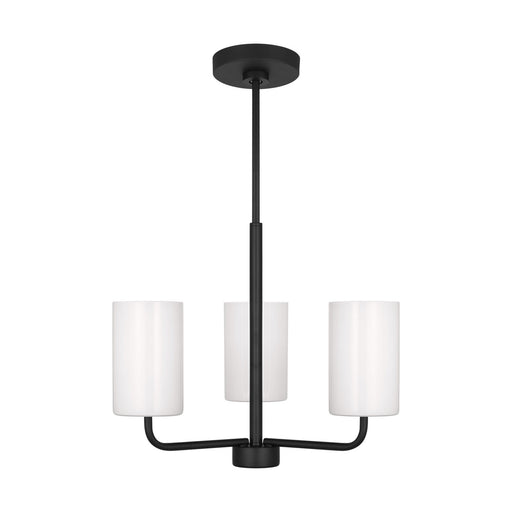 Rhett One Light Chandelier Midnight Black