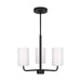 Generation Lighting - GLC1003EN3/MBK - One Light Chandelier - Rhett - Midnight Black