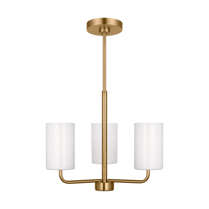 Generation Lighting - GLC1003EN3/SB - Three Light Chandelier - Rhett - Satin Bronze
