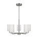 Generation Lighting - GLC1015EN3/BS - Five Light Chandelier - Rhett - Brushed Steel