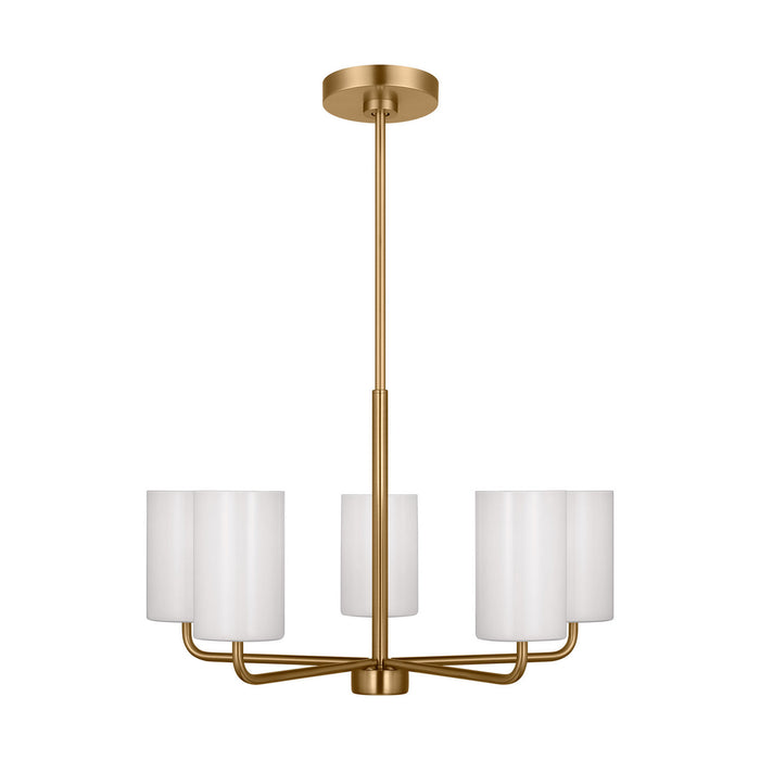 Generation Lighting - GLC1015EN3/SB - Five Light Chandelier - Rhett - Satin Bronze