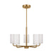 Generation Lighting - GLC1015EN3/SB - Five Light Chandelier - Rhett - Satin Bronze