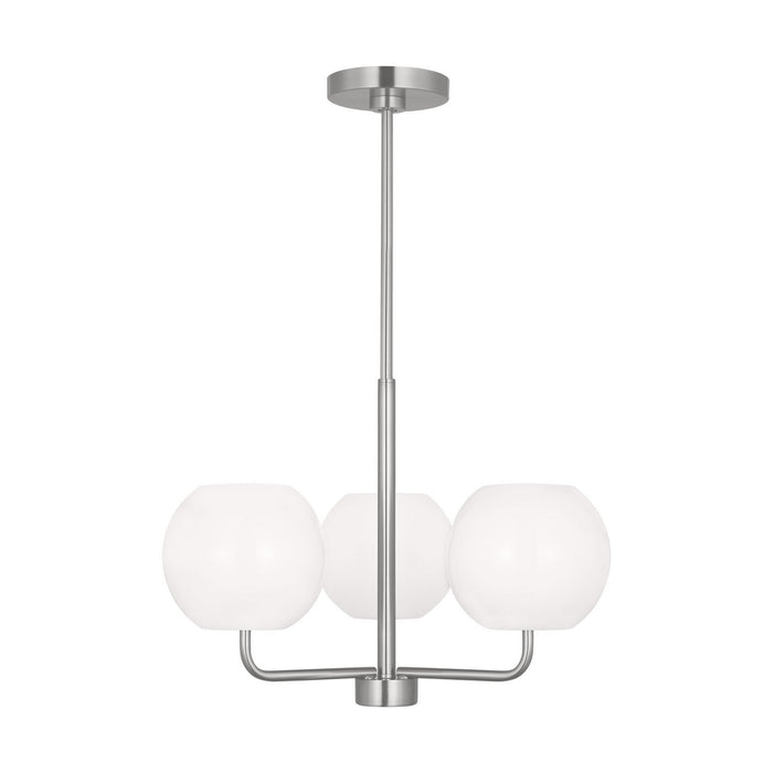 Generation Lighting - GLC1043EN3/BS - Three Light Chandelier - Rory - Brushed Steel