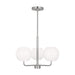 Generation Lighting - GLC1043EN3/BS - Three Light Chandelier - Rory - Brushed Steel