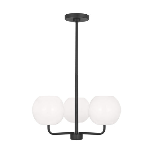 Rory Three Light Chandelier Midnight Black