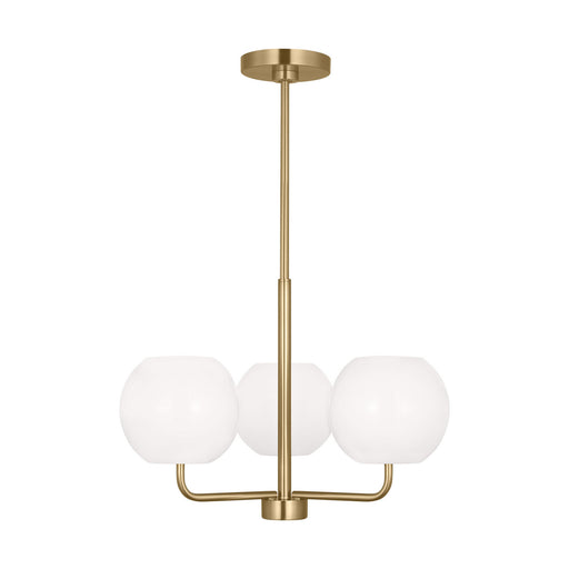 Rory Three Light Chandelier Satin Bronze