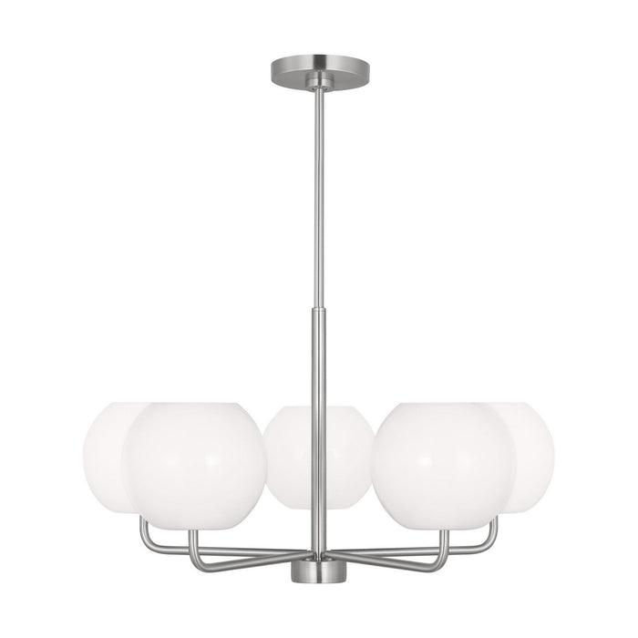 Generation Lighting - GLC1055EN3/BS - Five Light Chandelier - Rory - Brushed Steel