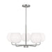 Generation Lighting - GLC1055EN3/BS - Five Light Chandelier - Rory - Brushed Steel