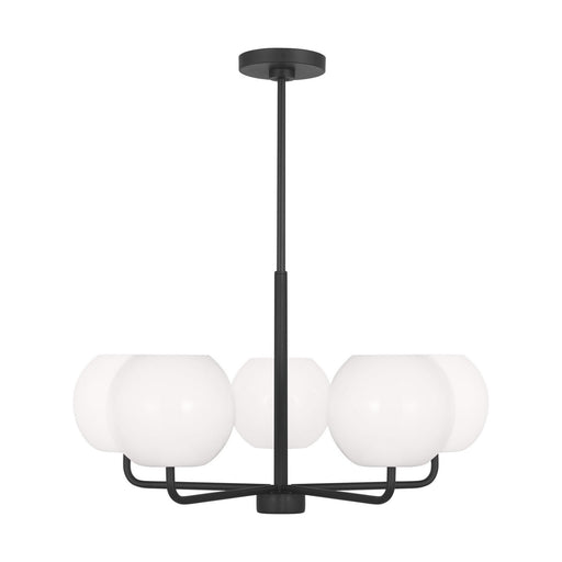 Rory Five Light Chandelier Midnight Black