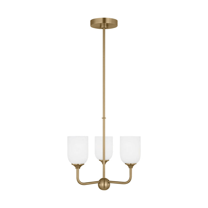 Generation Lighting - GLC1073EN3/SB - Three Light Chandelier - Emile - Satin Bronze