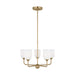 Generation Lighting - GLC1085EN3/SB - Five Light Chandelier - Emile - Satin Bronze