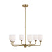 Generation Lighting - GLC1096EN3/SB - Six Light Chandelier - Emile - Satin Bronze
