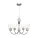 Generation Lighting - GLC1145BS - Five Light Chandelier - Miles - Brushed Nickel
