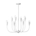 Generation Lighting - GLC1218MWT - Eight Light Chandelier - Maya - Matte White