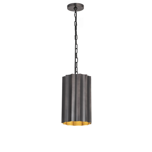 Allegra One Light Mini Pendant Gunmetal / Gold