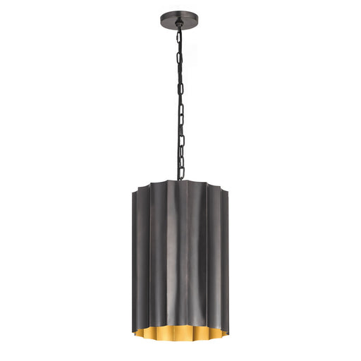 Allegra One Light Pendant Gunmetal / Gold