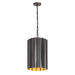 Maxim - 39132GMGLD - One Light Pendant - Allegra - Gunmetal / Gold